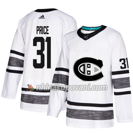 Montreal Canadiens Dresy Carey Price 31 Bílá 2019 NHL All-Star Adidas Authentic - Pánské